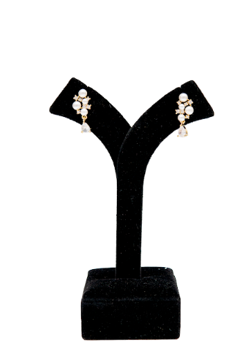 Elegant Pearl Cascade Women’s Drop Earrings